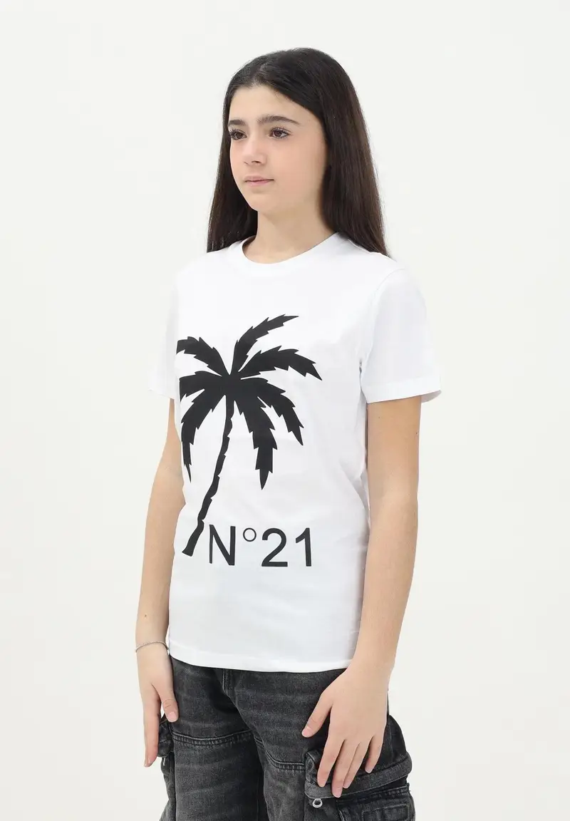 N21 T-shirt Donna Nero 916718 miniatura 3