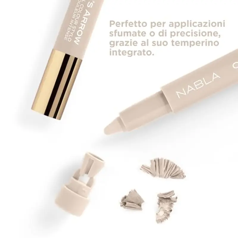 NABLA Cupid's Arrow Longwear Stylo, Ivory | Matita stylo a lunga tenuta e alta pigmentazione | Liner, ombretto o miniatura 2
