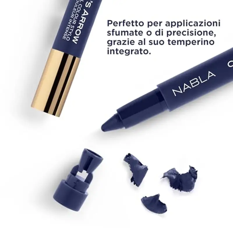 NABLA Cupid's Arrow Longwear Stylo, Midnight Blue | Matita stylo a lunga tenuta e alta pigmentazione | Liner, ombretto miniatura 2