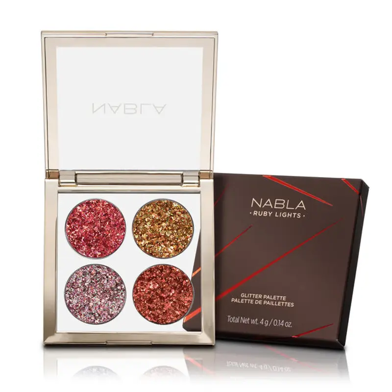 Nabla Ruby Lights Glitter Palette 1pz