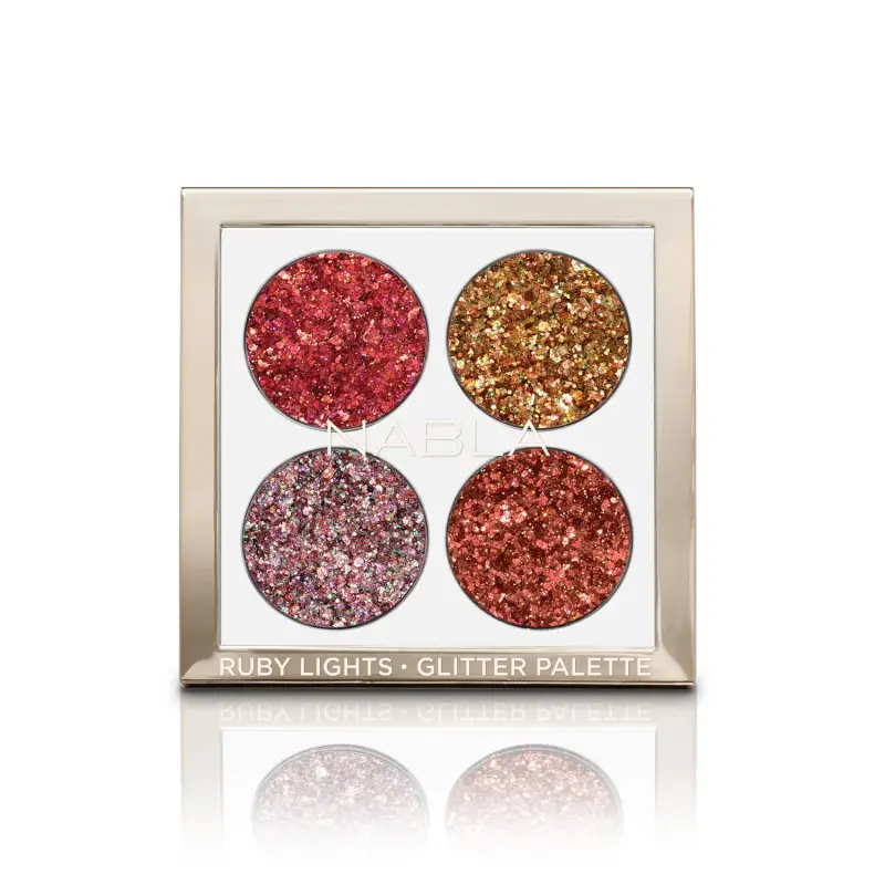 Viso Ruby Lights Glitter Palette - Palette viso, Palette miniatura 2