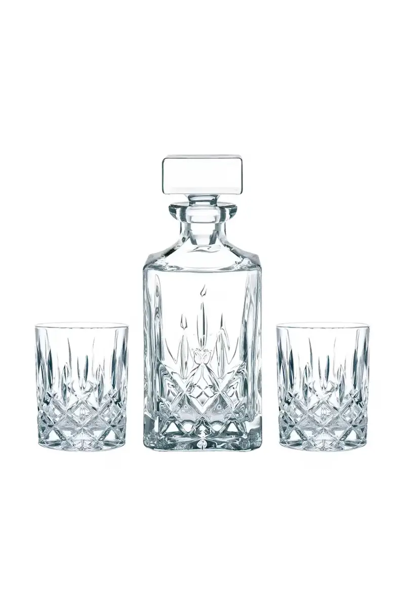 caraffa per whisky con bicchieri Noblesse Whisky 700 ml pacco da 3 colore trasparente Transparente