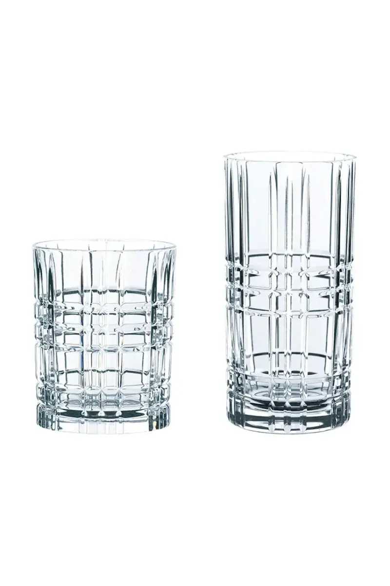 set bicchieri Highland Square 345/445 ml pacco da 12 colore trasparente Transparente miniatura 2