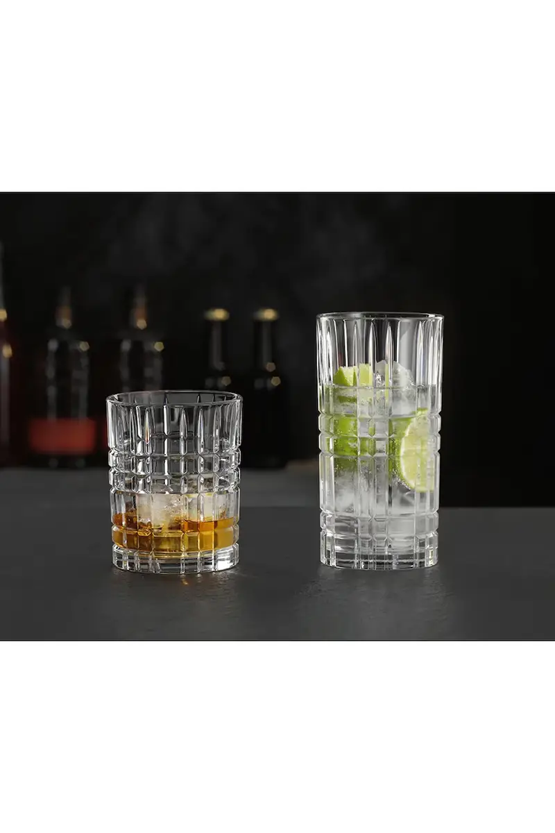 set bicchieri Highland Square 345/445 ml pacco da 12 colore trasparente Transparente miniatura 3