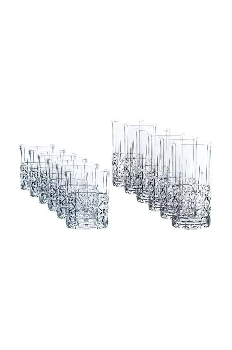 set di bicchieri da bar Elegance pacco da 12 Transparente miniatura 2