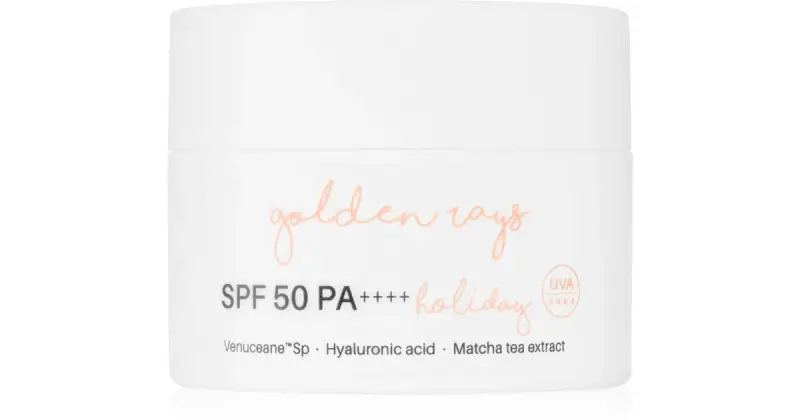Golden Rays Holiday Crema Viso protettiva nutriente Spf50