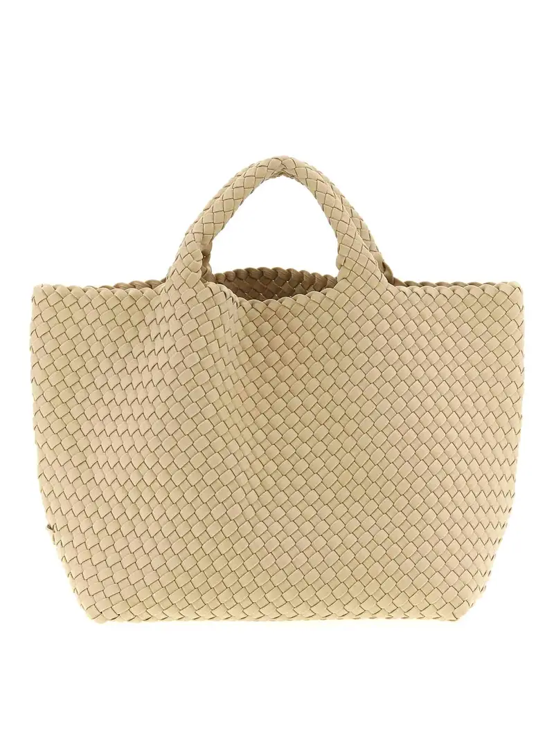 Borsa shopping media St Barths Beige