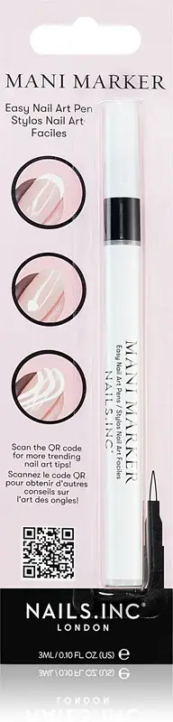 . Mani Marker smalto per unghie nella penna applicatrice colore bianco 3 ml