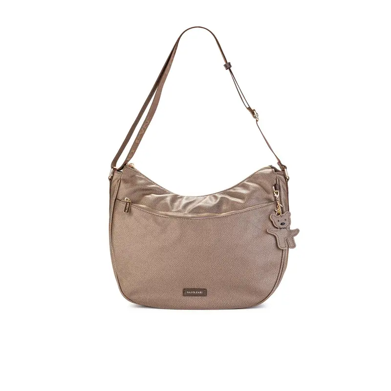 Borsa rosa con tracolla regolabile