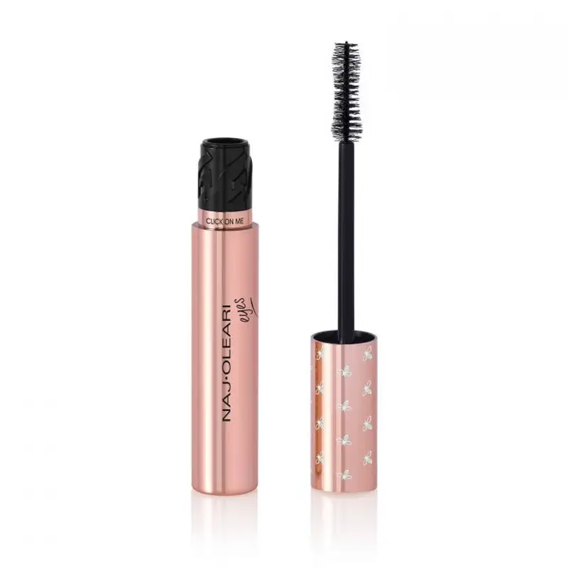 Naj oleari Click-On me Extra Volume Mascara - Mascara Volume e Lunghezza 12ML / 01 nero intenso