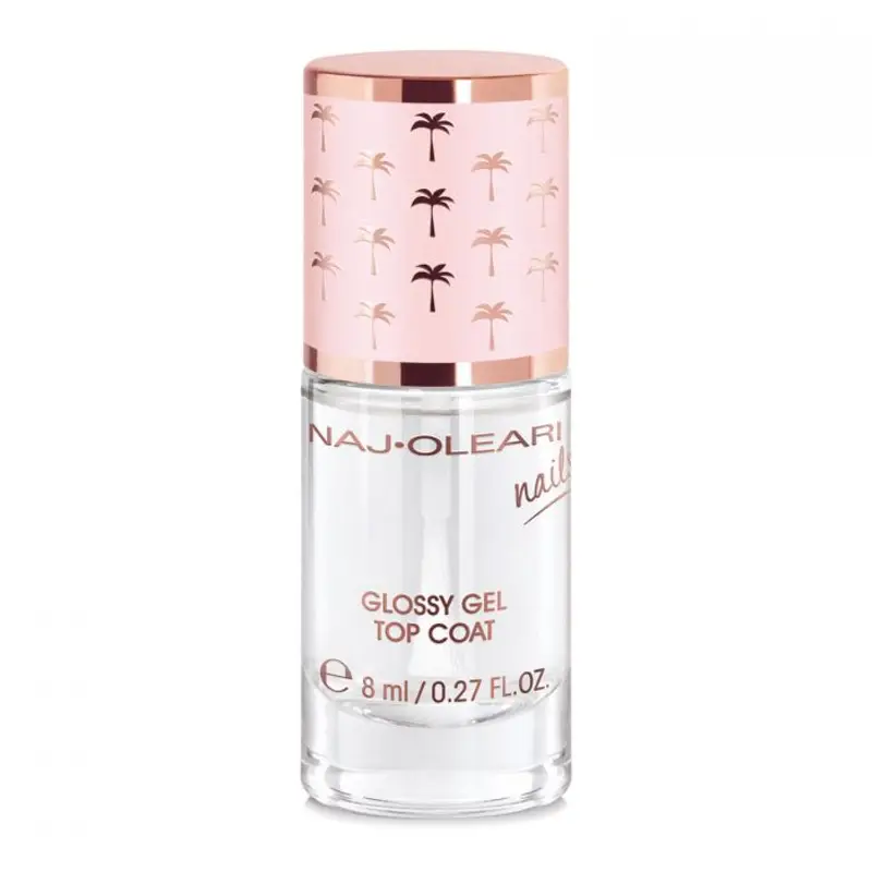 Naj oleari Glossy Gel Top Coat - Smalto Top Coat 8ML / Trasparente