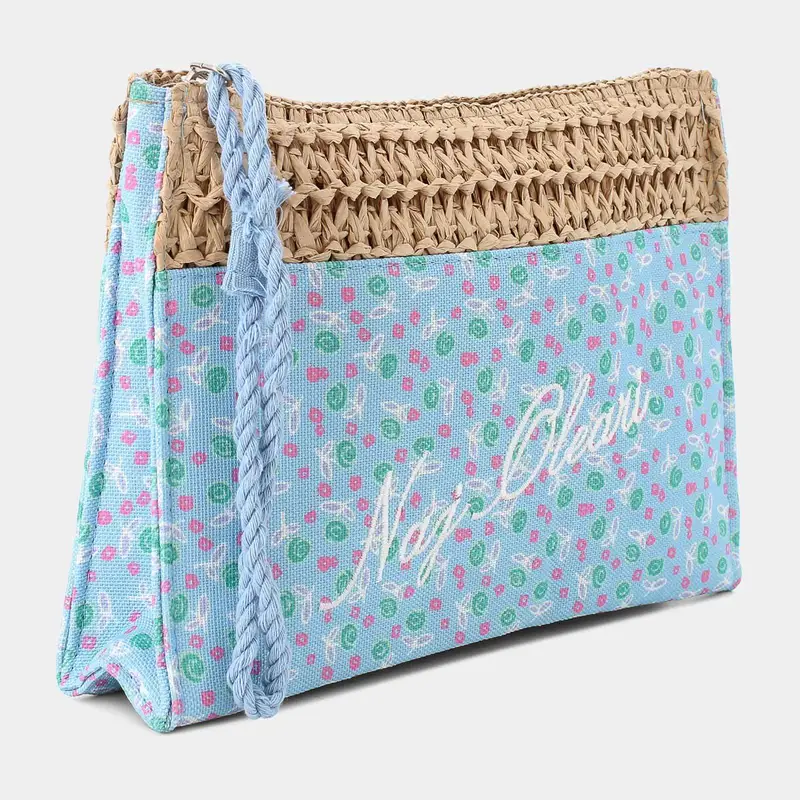 Necessaire Naj Oleari da Donna, azzurro miniatura 2