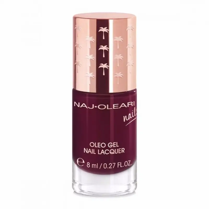 Naj oleari Oleo Gel Nail Lacquer - Smalto Effetto Gel 8ML / 25 rosso nero