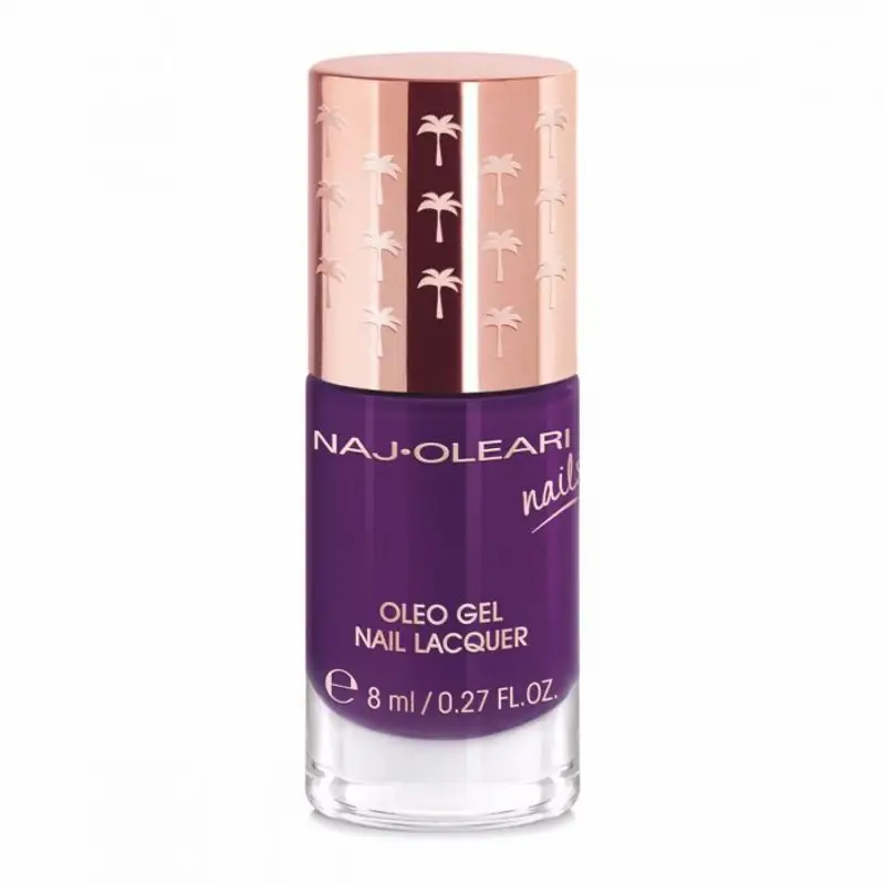 Naj oleari Oleo Gel Nail Lacquer - Smalto Effetto Gel 8ML / 28 viola melanzana
