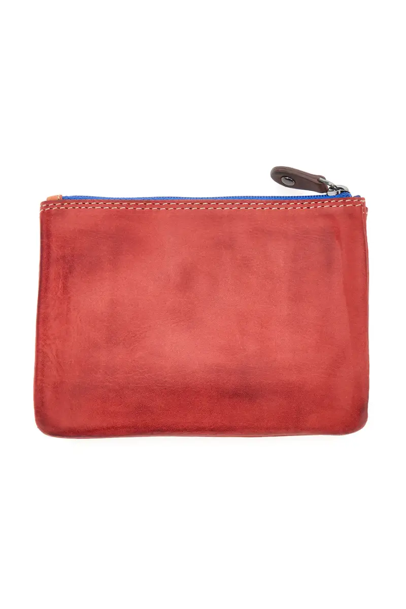 Portafoglio multicolore con zip e portachiavi Naj-oleari 1938 [MULTI] miniatura 4