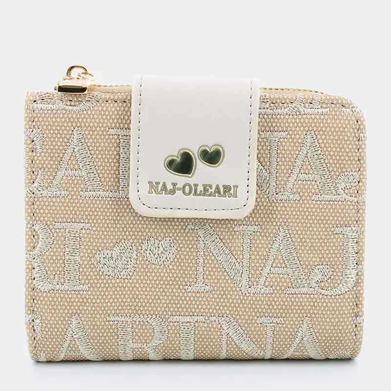 Portafoglio Naj Oleari da Donna, beige