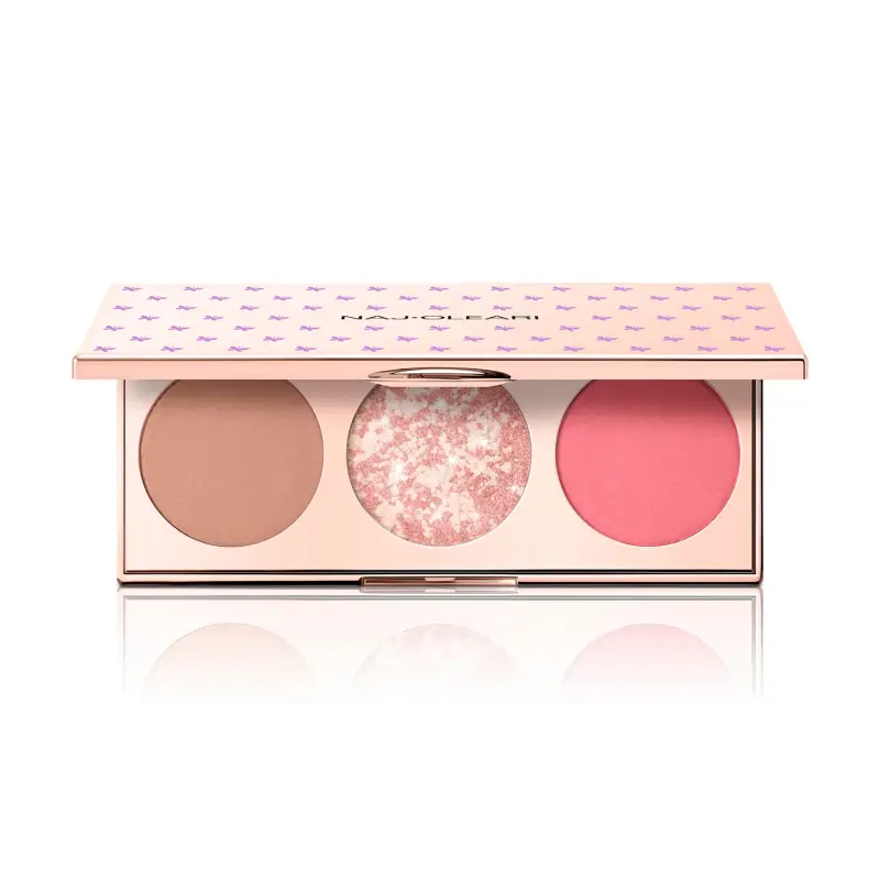 Viso Never without Face Palette - Terra viso,Palette viso,Blush,Illuminante viso