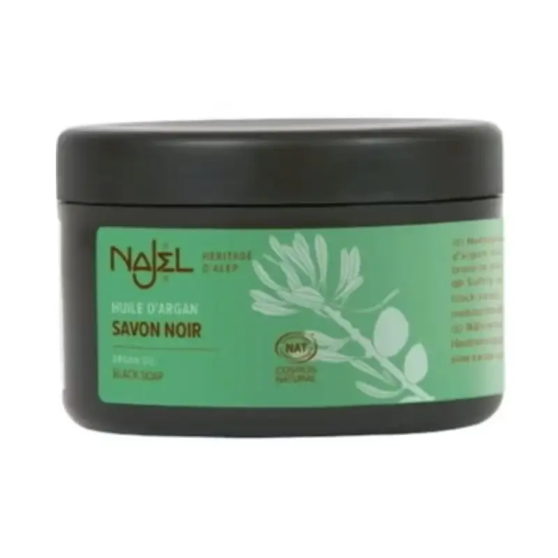 Sapone Nero all'Olio di Argan 200 ml