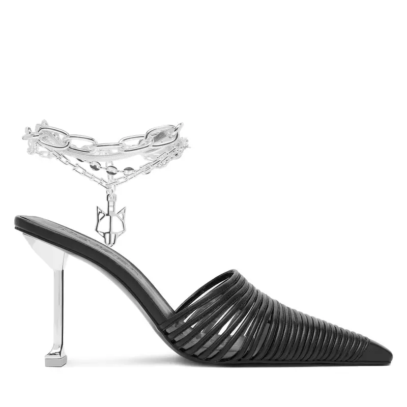 Ciabatte Naked Wolfe Chromed 00007 Nero