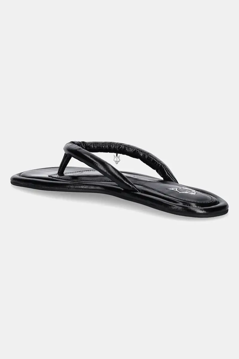 infradito in pelle Grenada donna colore nero Grenada Black Leather miniatura 3