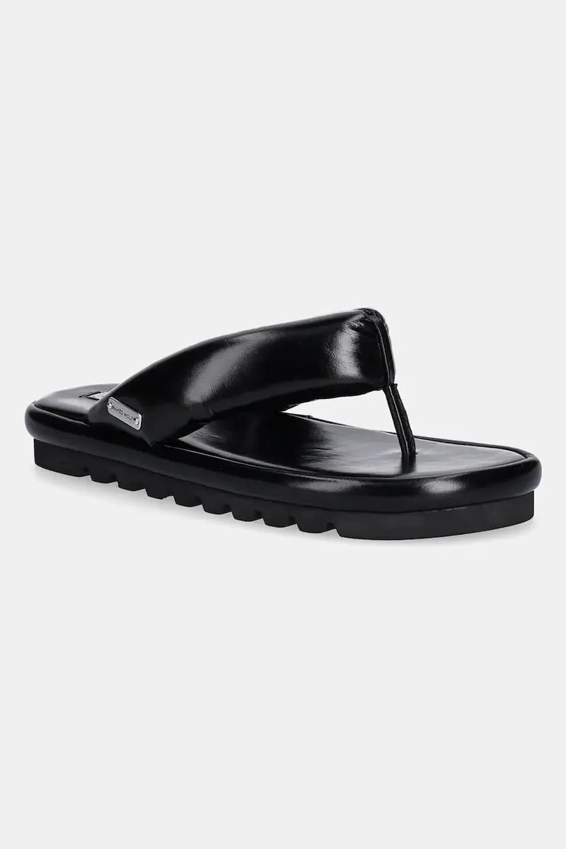 infradito in pelle Hilary donna colore nero Hilary Black Leather