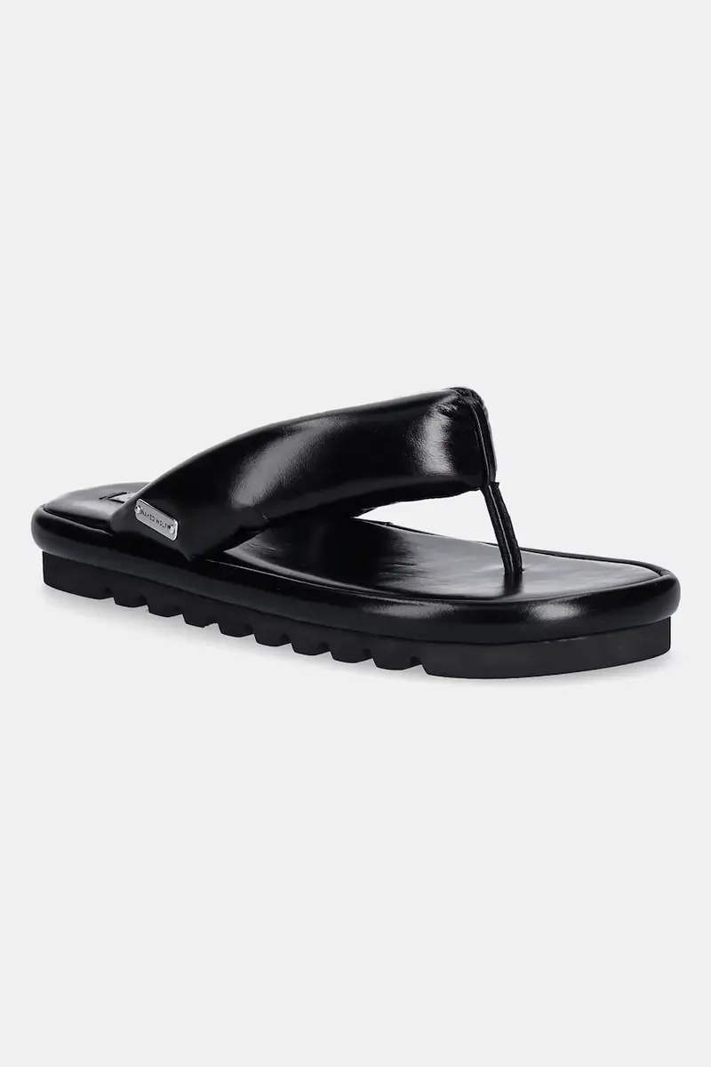 infradito in pelle Hilary donna colore nero Hilary Black Leather