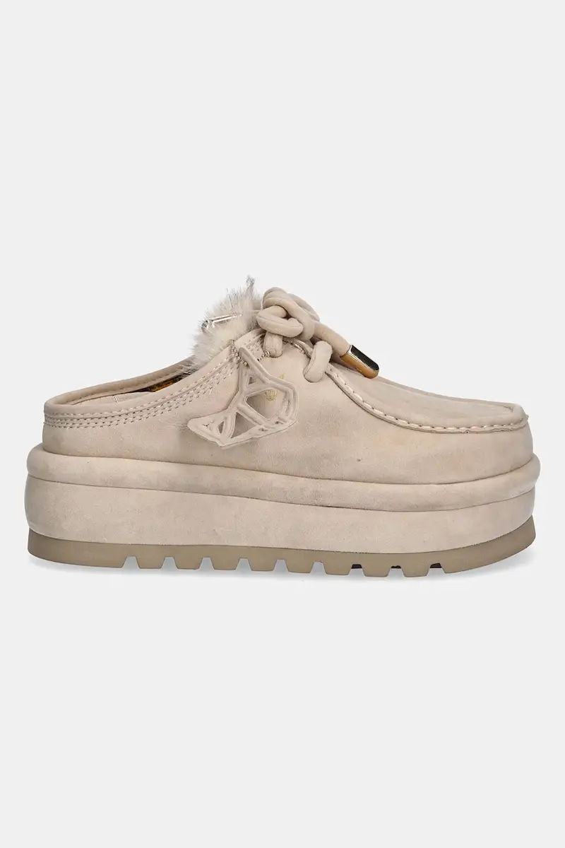 Naked Wolfe Pantofole Beige 3170295 miniatura 2