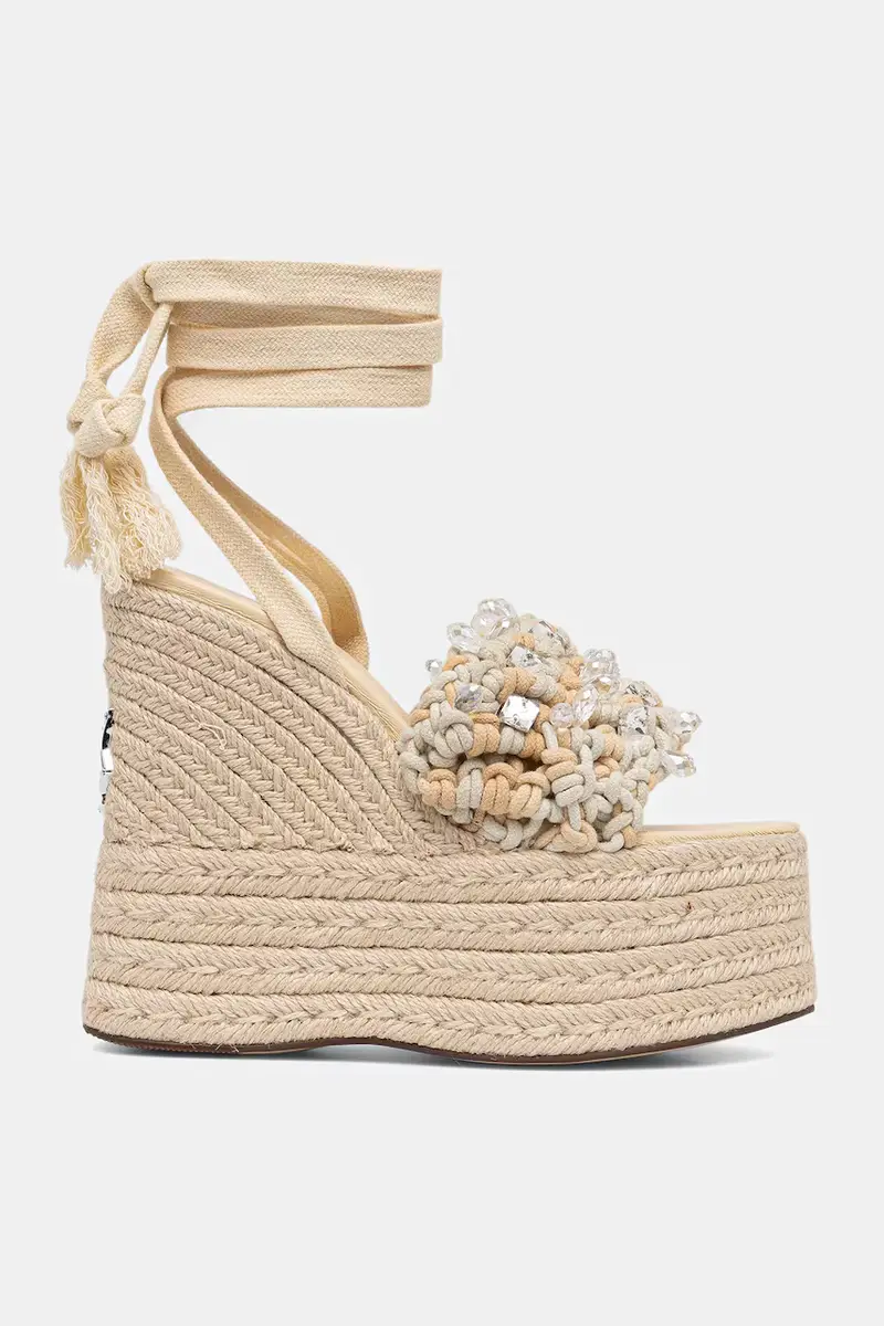 sandali Peony colore beige Peony Natural Rope miniatura 2