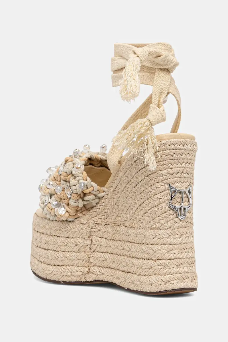 sandali Peony colore beige Peony Natural Rope miniatura 3