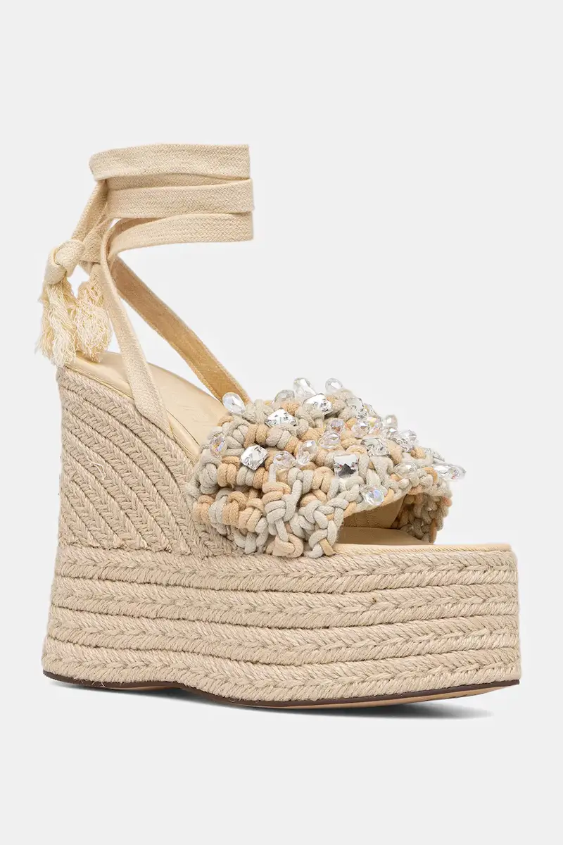 sandali Peony colore beige Peony Natural Rope