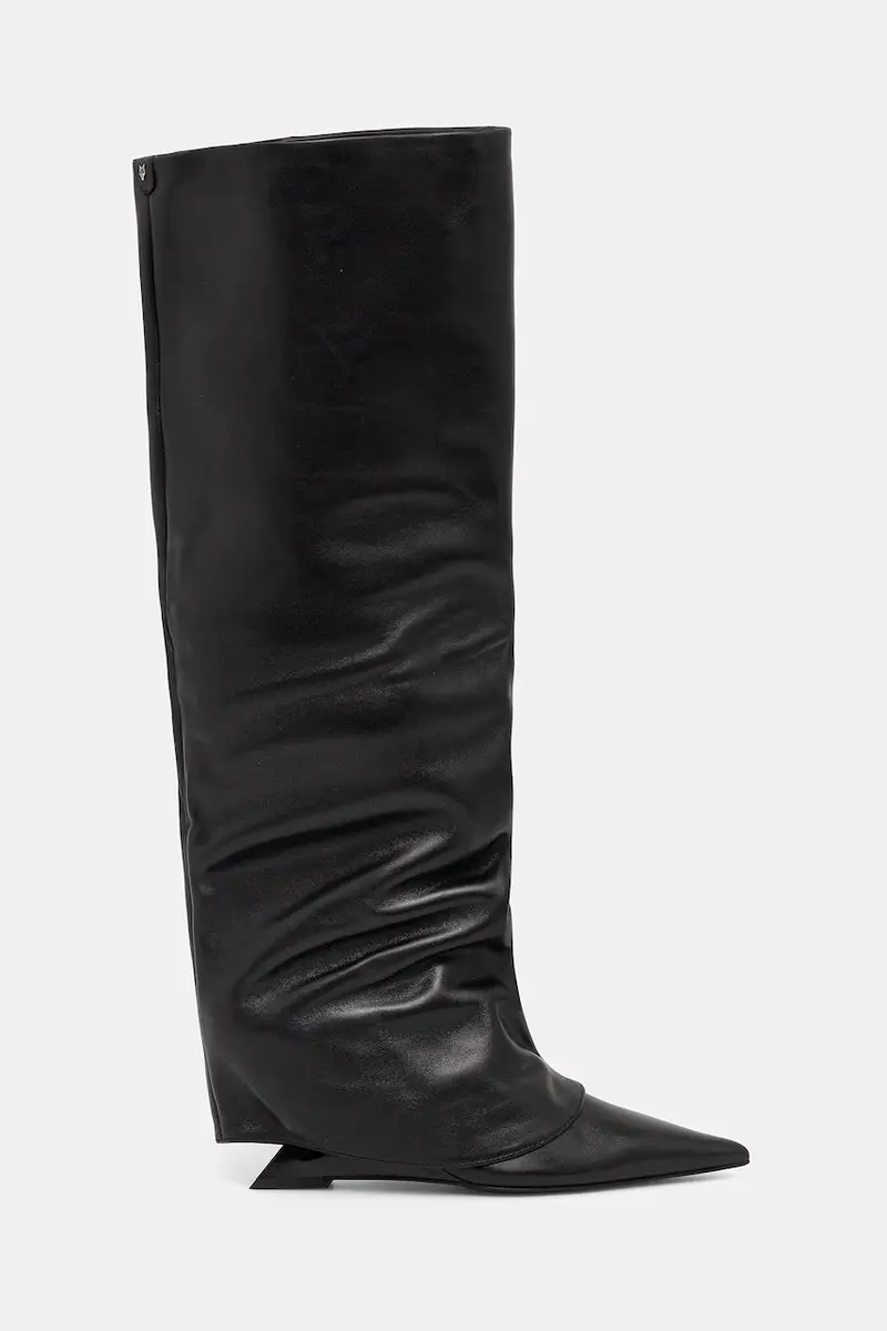 scarpe da cowboy Stated donna colore nero Stated Black Leather miniatura 2