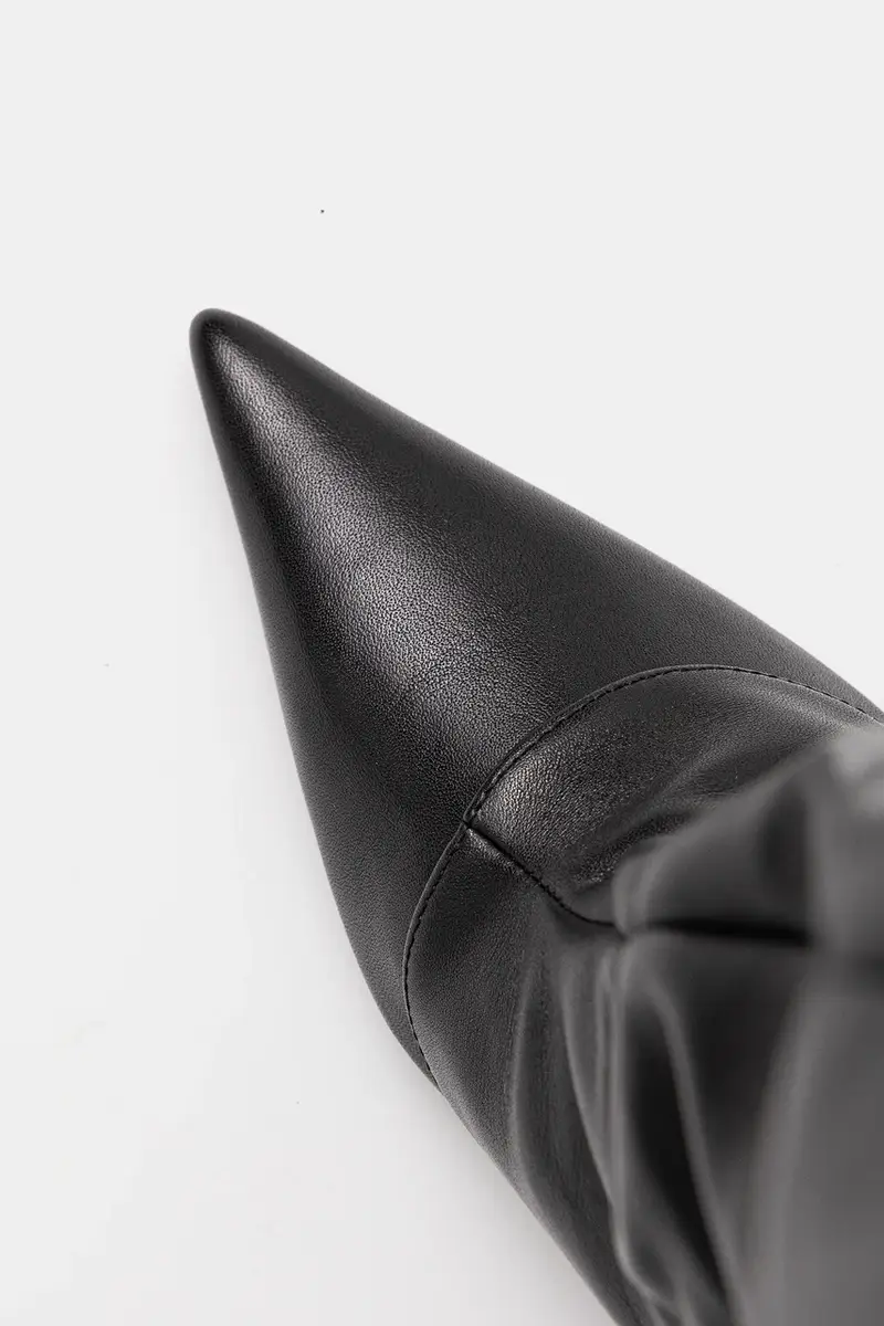 scarpe da cowboy Stated donna colore nero Stated Black Leather miniatura 5