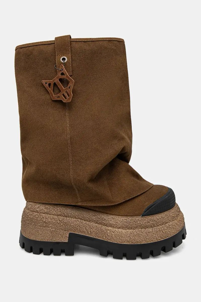 scarpe Disturb colore marrone Disturb Canvas Toffee miniatura 2