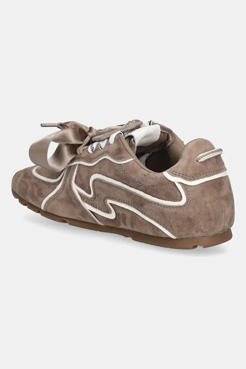 sneakers in camoscio Adored donna colore beige Adored Mushroom Suede miniatura 3