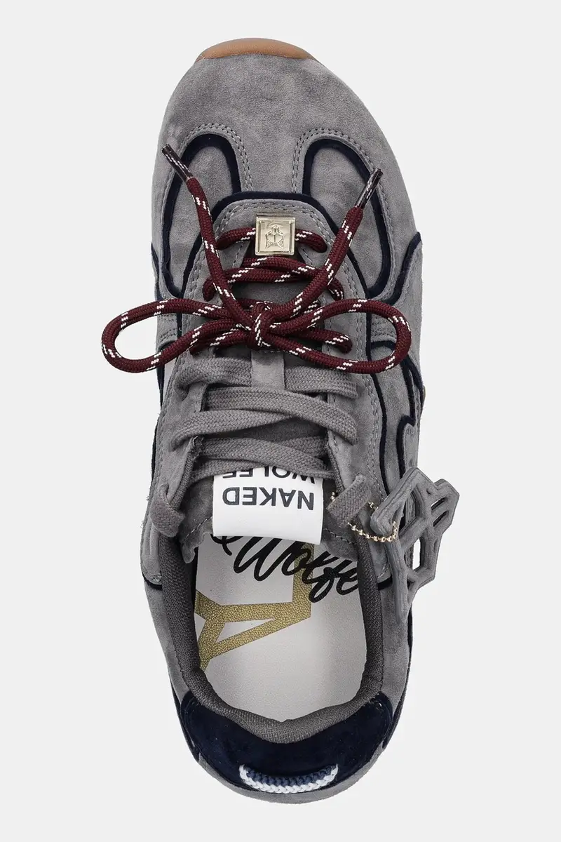 sneakers in camoscio Adored Grigio miniatura 4