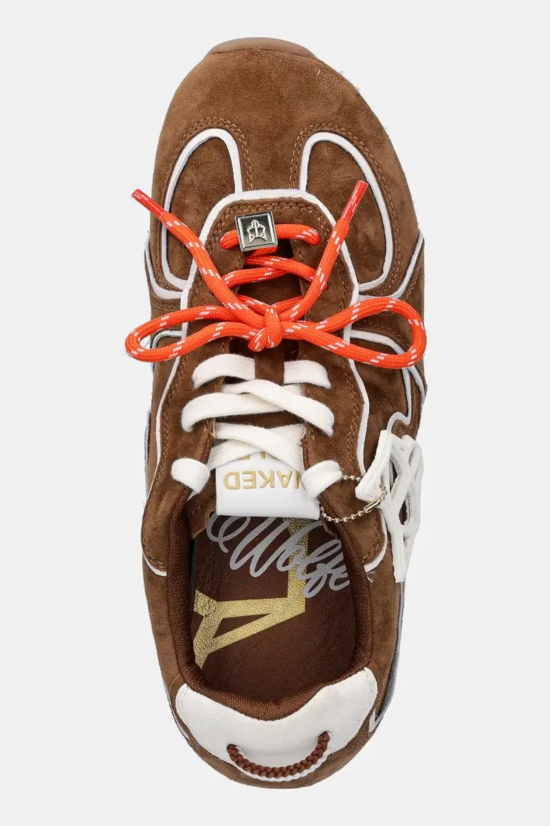 sneakers in camoscio Adored Marrone miniatura 4