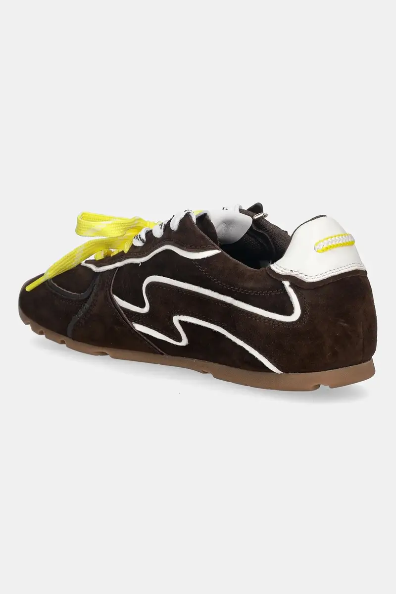 sneakers in camoscio Adored Marrone miniatura 3