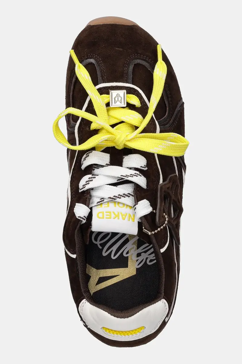 sneakers in camoscio Adored Marrone miniatura 4