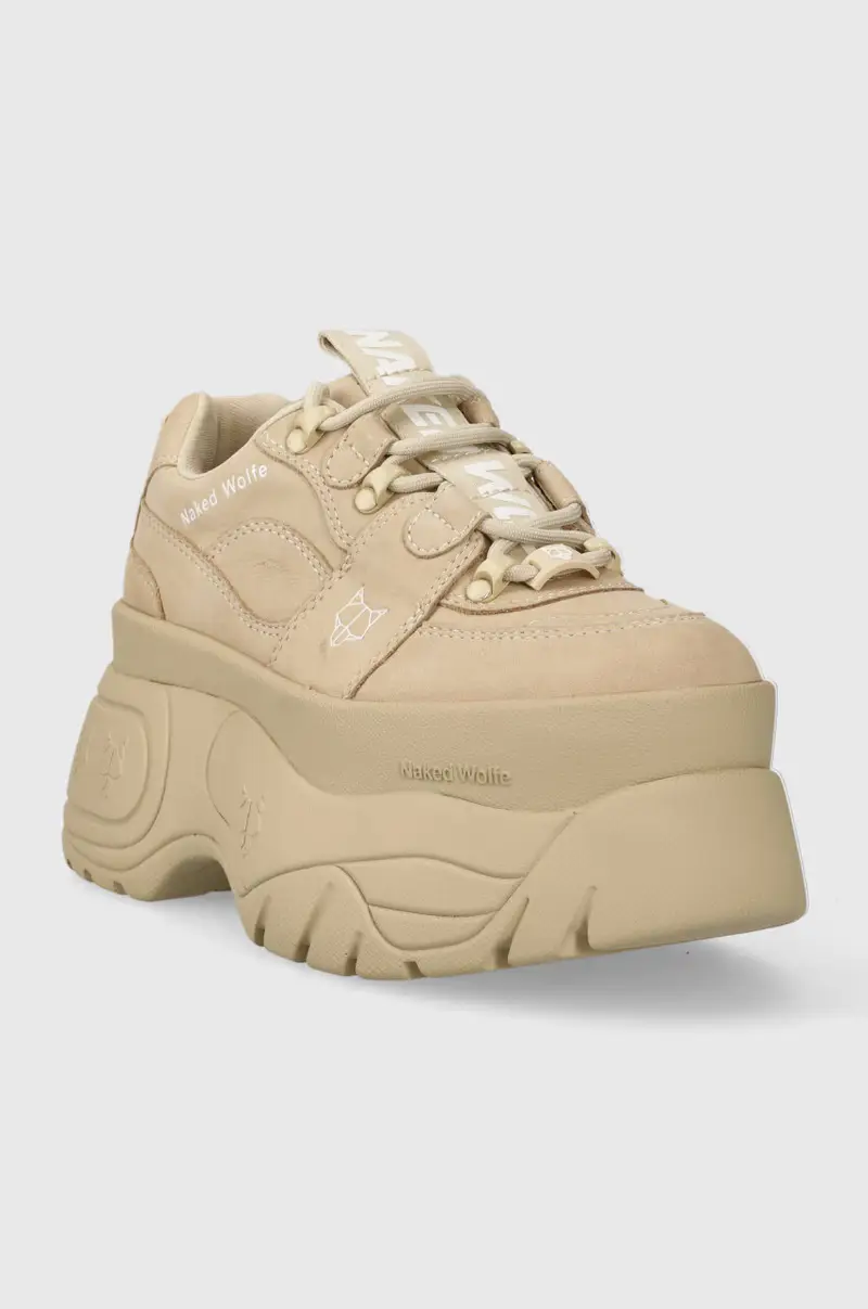 sneakers in camoscio Sinner Beige miniatura 2