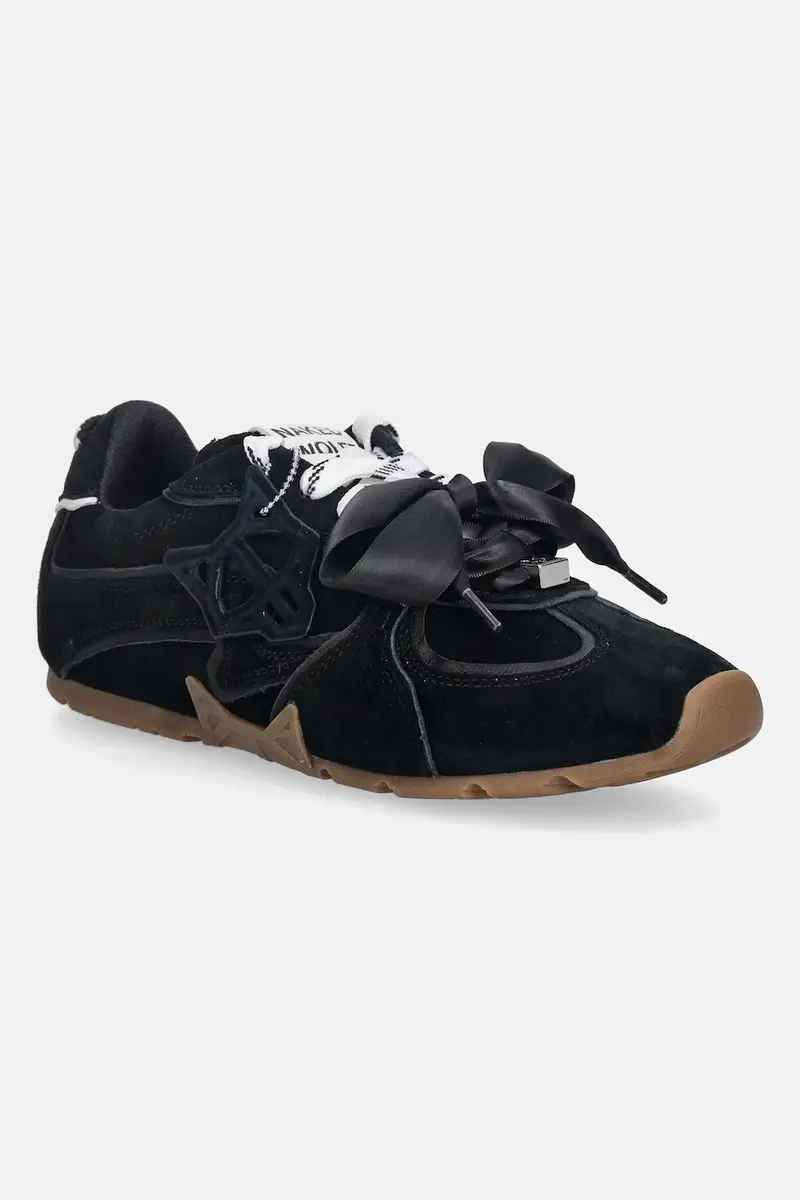 sneakers in pelle Adored colore nero Adored Black Suede