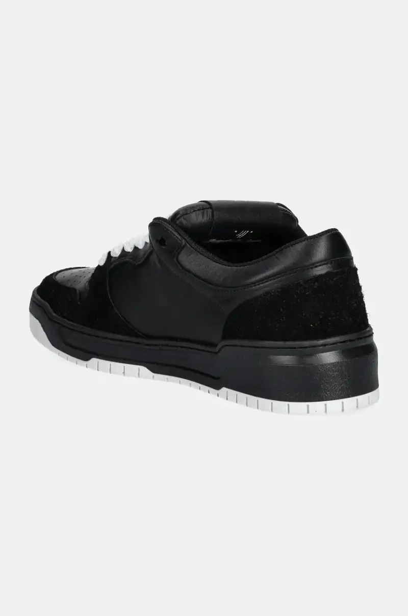 sneakers in pelle CM-00 colore nero CM-00 Black Lth Hairy Black Suede miniatura 3