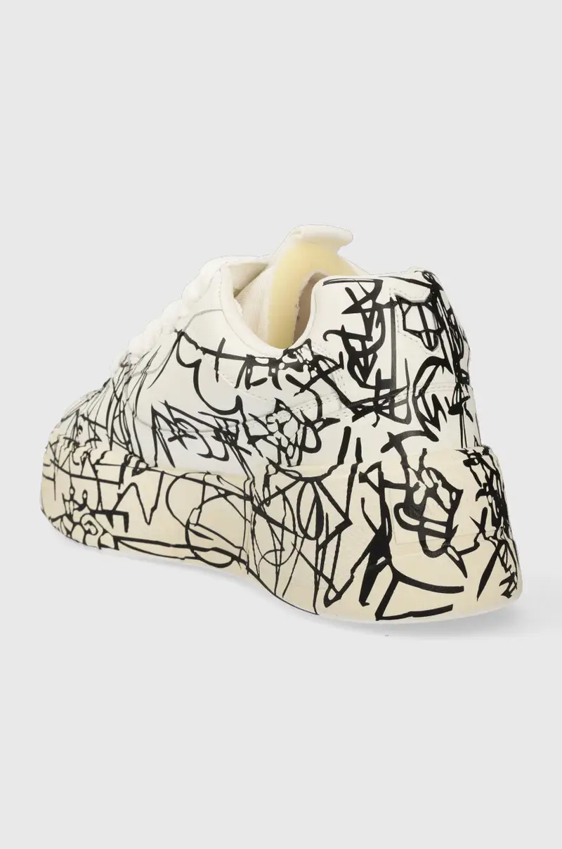 sneakers in pelle Kosa Bianco miniatura 3