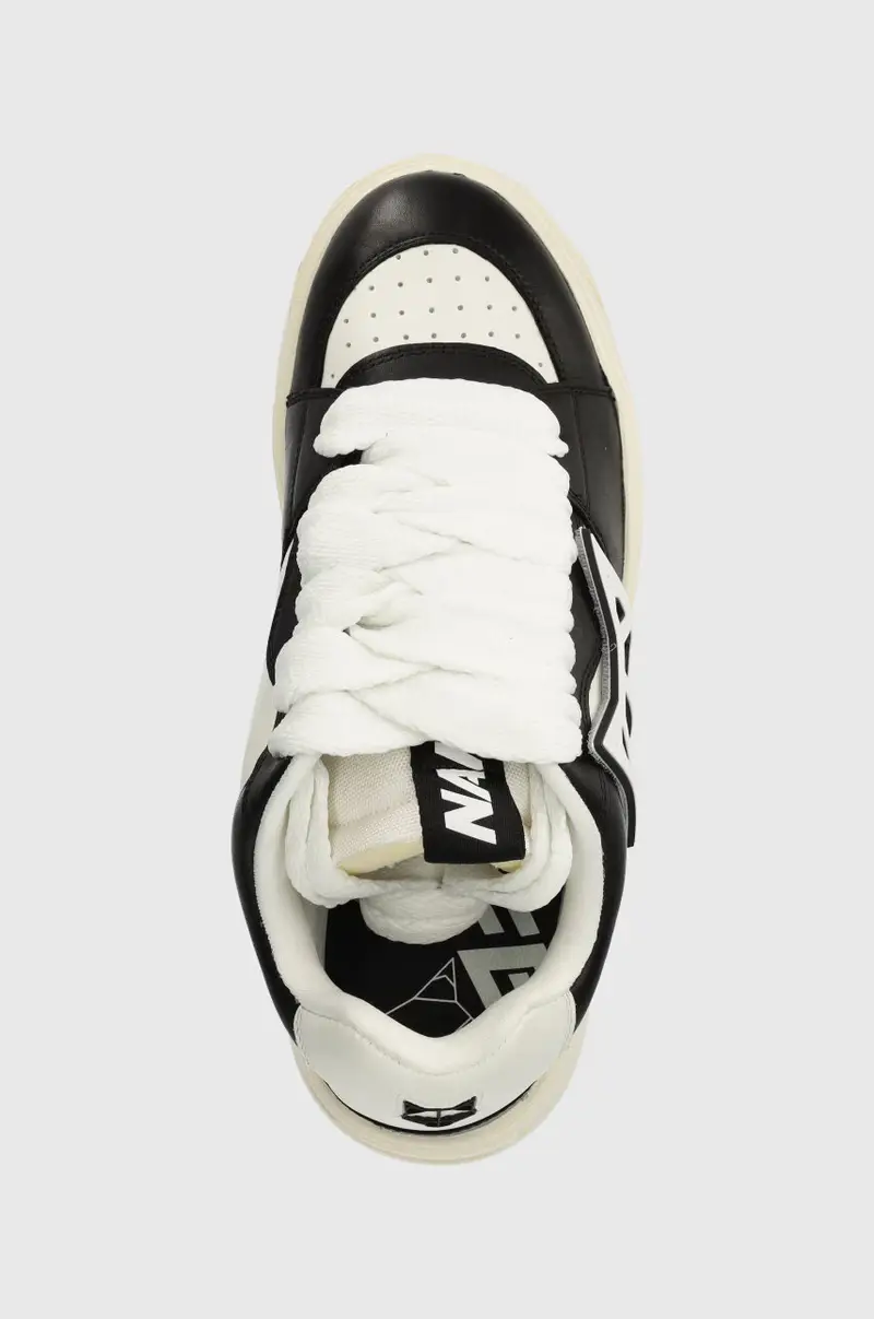 sneakers in pelle Kosa Nero miniatura 4