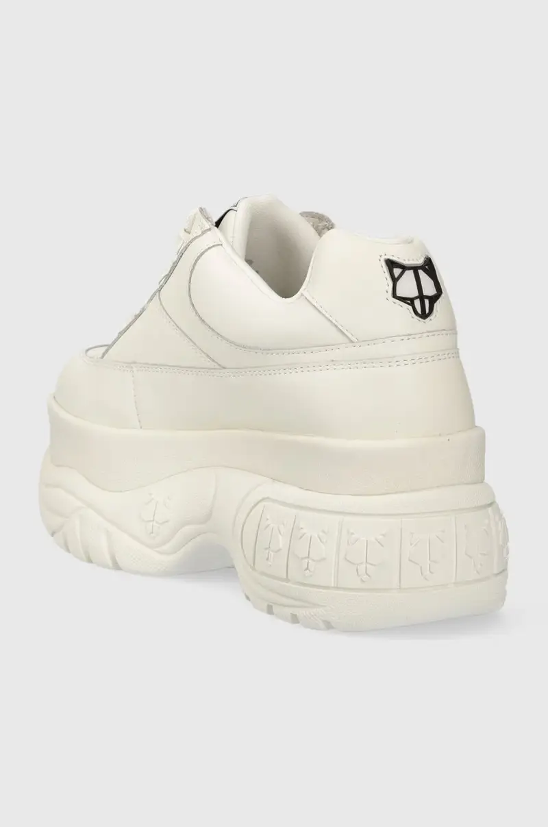 sneakers in pelle Sporty Bianco miniatura 3