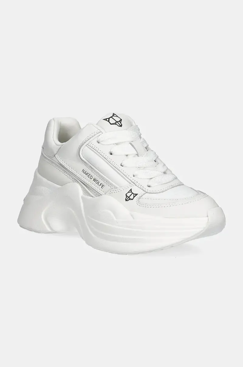 sneakers Temple colore bianco Temple White Lthr