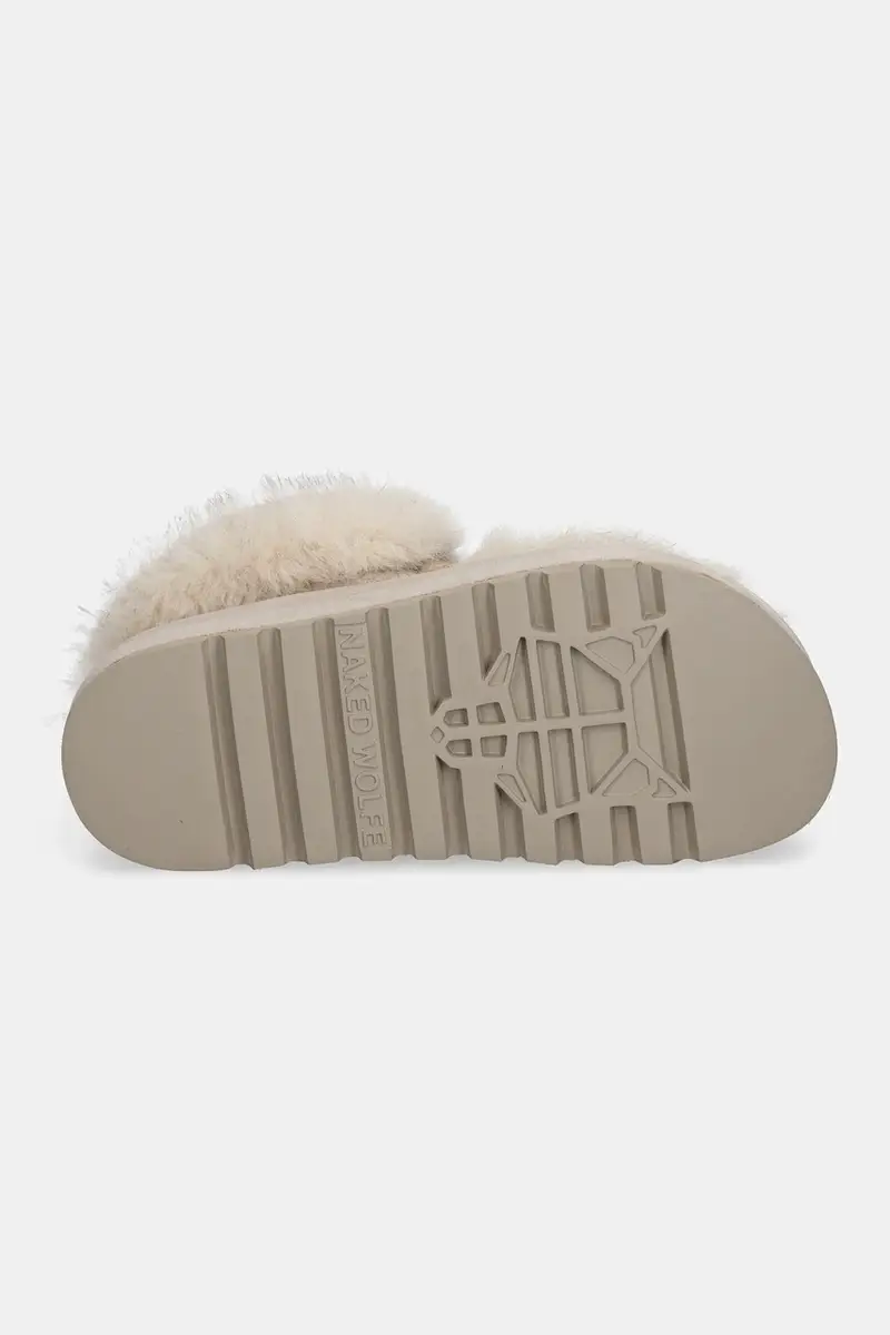stivali da neve Bambi colore beige Bambi Faux Fur Suede Ice miniatura 5