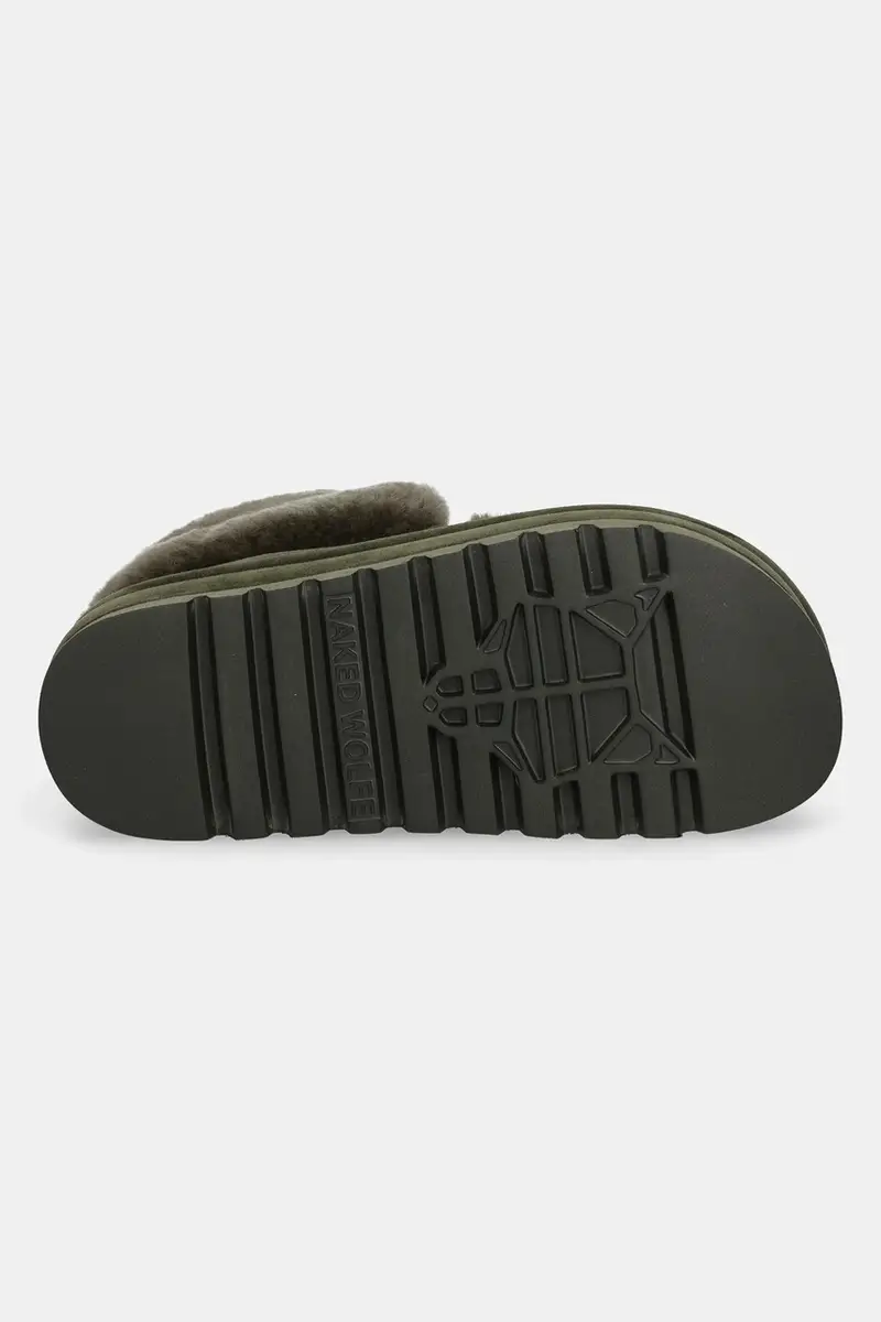 stivali da neve in camoscio Bambi colore verde Bambi Suede Shearling Dark Olive miniatura 5