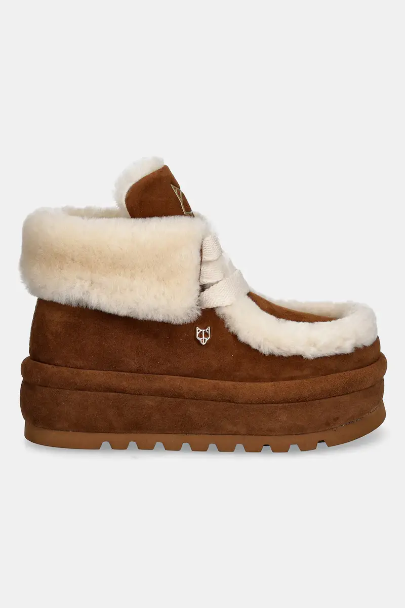 stivali da neve in camoscio Bambi Marrone miniatura 2