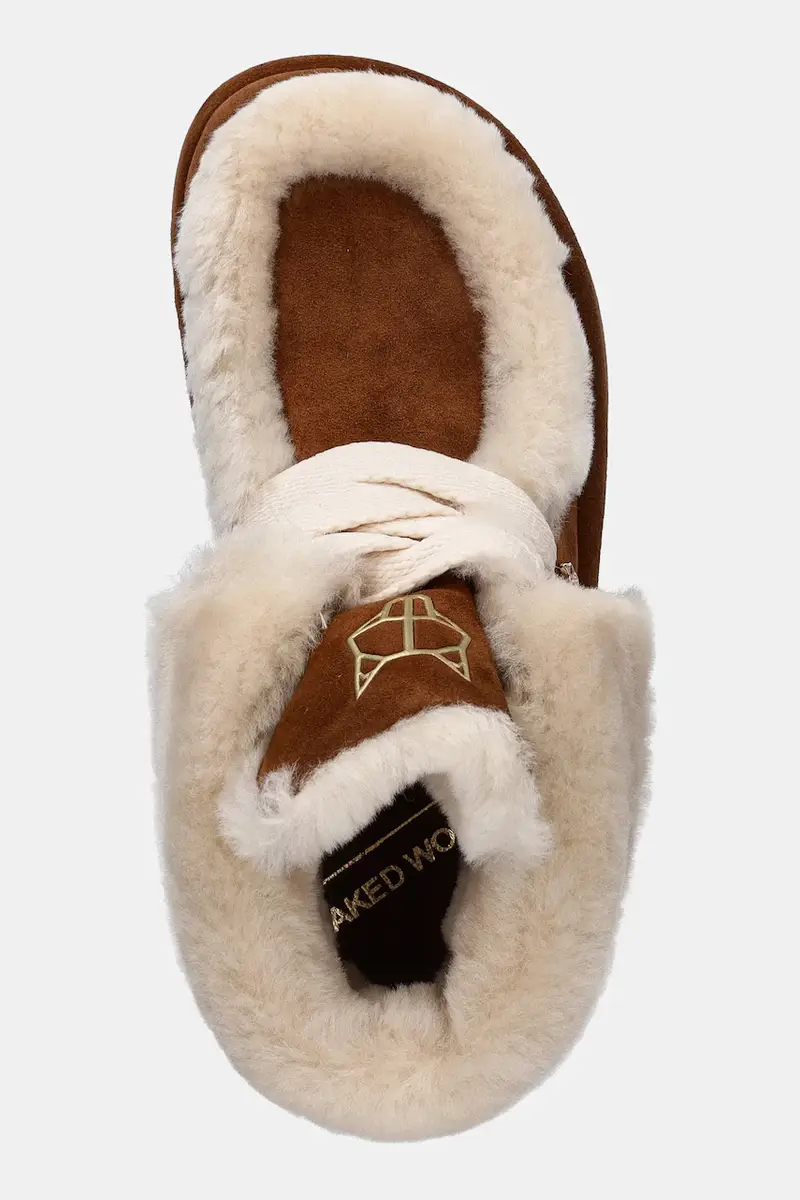 stivali da neve in camoscio Bambi Marrone miniatura 4