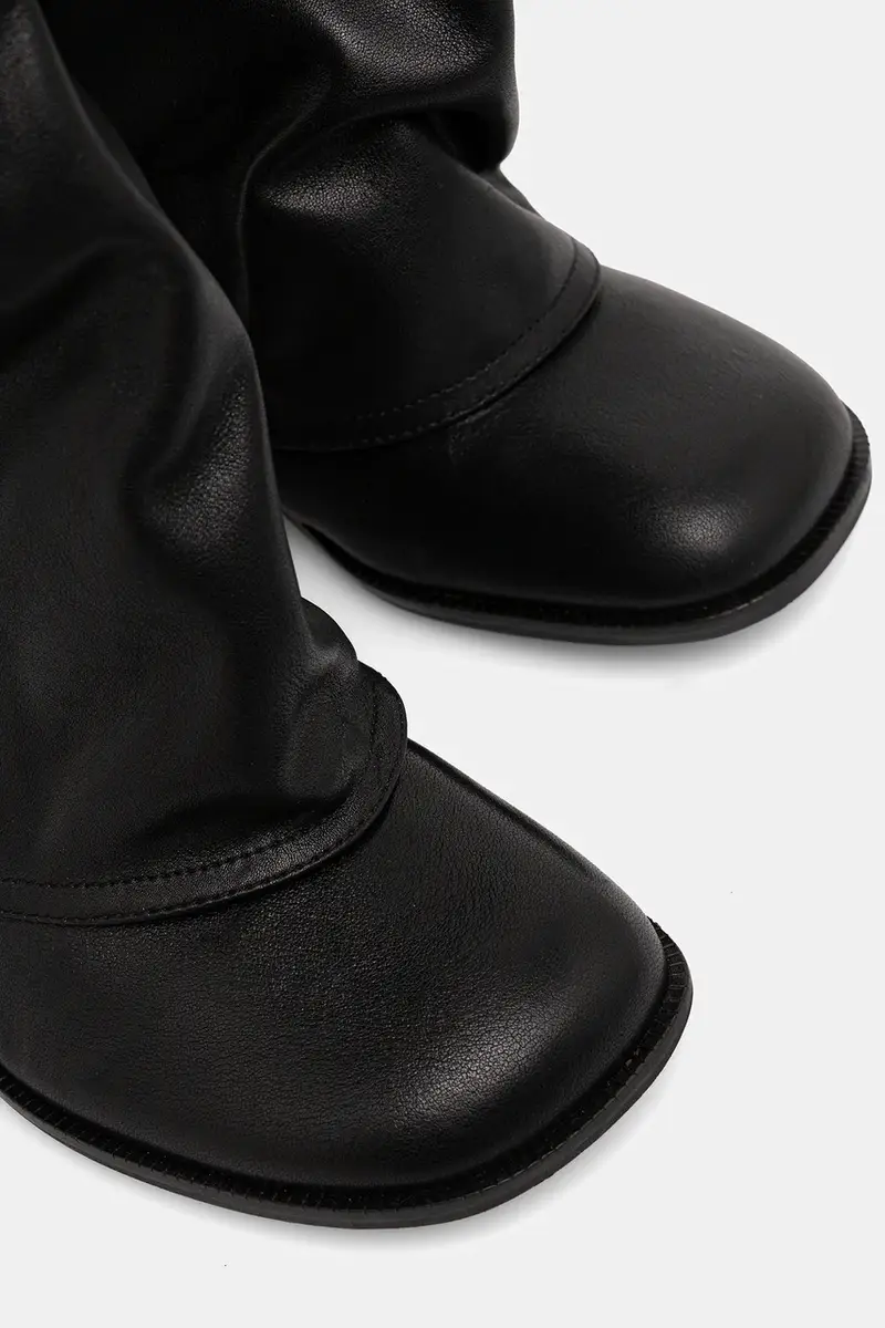 stivali in pelle Anchor donna colore nero Anchor Black Leather miniatura 4